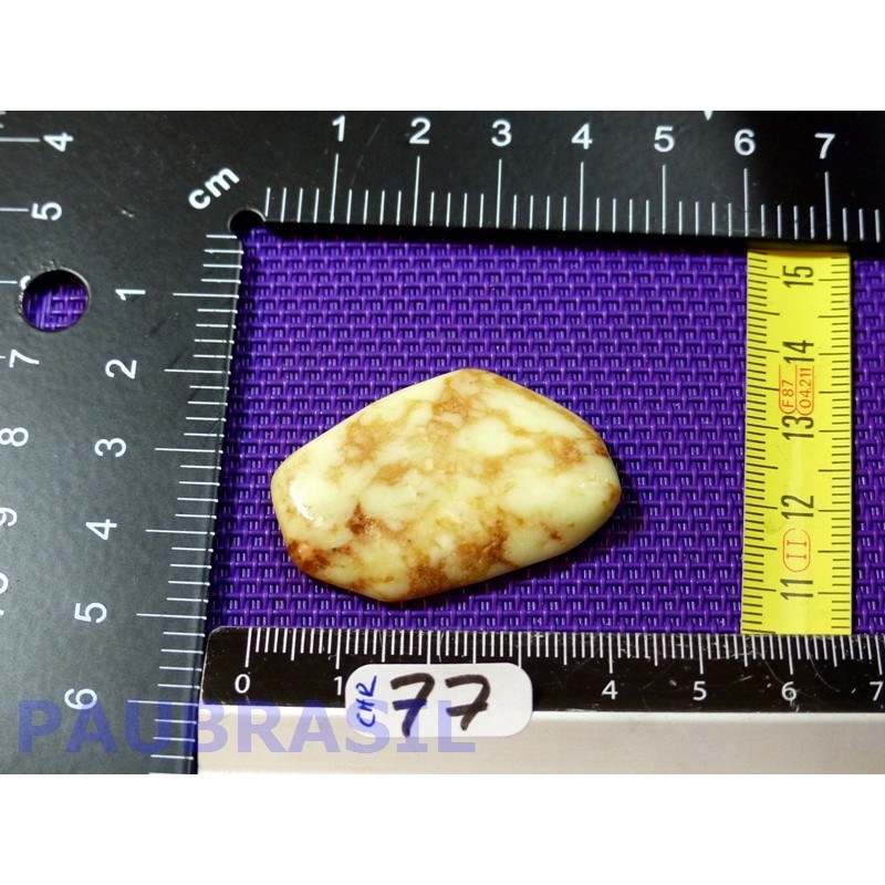 Chrysoprase Citron en  pierre plate de 10g