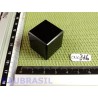 Cube poli en Obsidienne noire Q Extra 28g 23mm