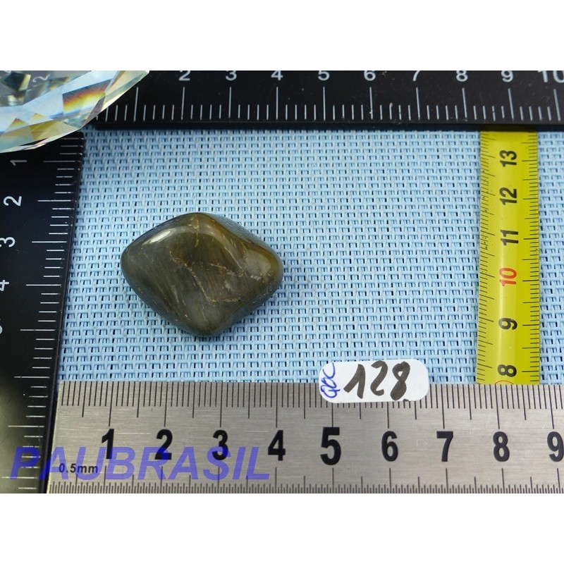 Quartz oeil de chat en pierre roulée de 14g