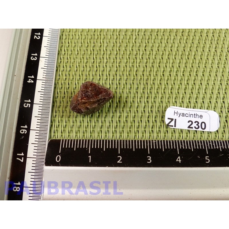 Zircon Hyacinthe brut du Malawi 3gr