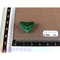Calcédoine Verte Chrome - Mtorolite Q Extra pierre roulée 3g90