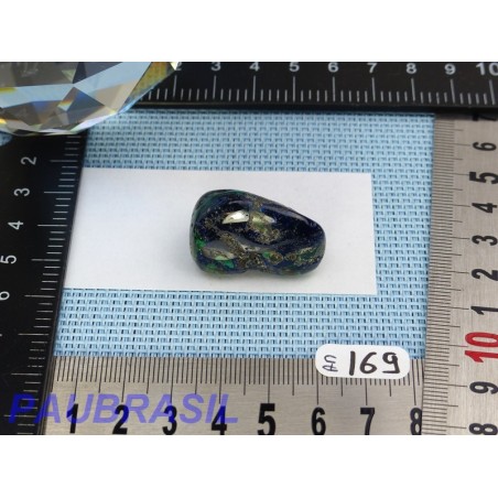 Azurite Malachite en Pierre semi roulée 18gr