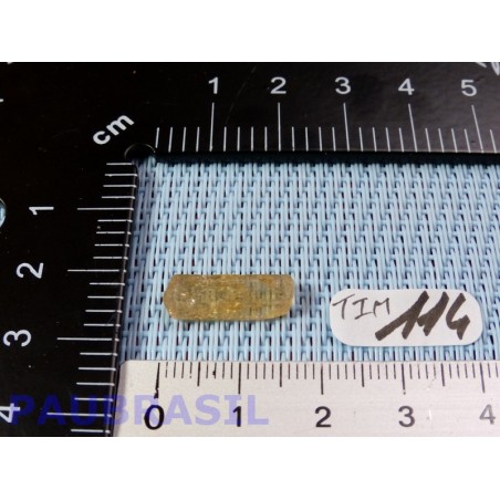 Topaze impériale de 0g70 du Brésil Q Extra