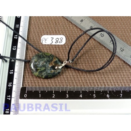 Pendentif Jaspe Kambaba Crocodile mini pierre plate 5gr