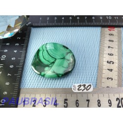 Malachite en pierre plate Q Extra 44gr